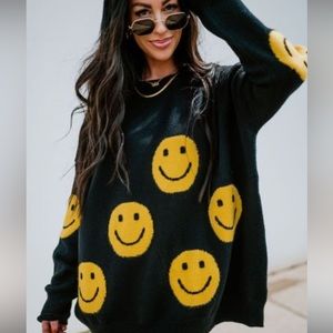 Dressed in LALA Smiley Sweater